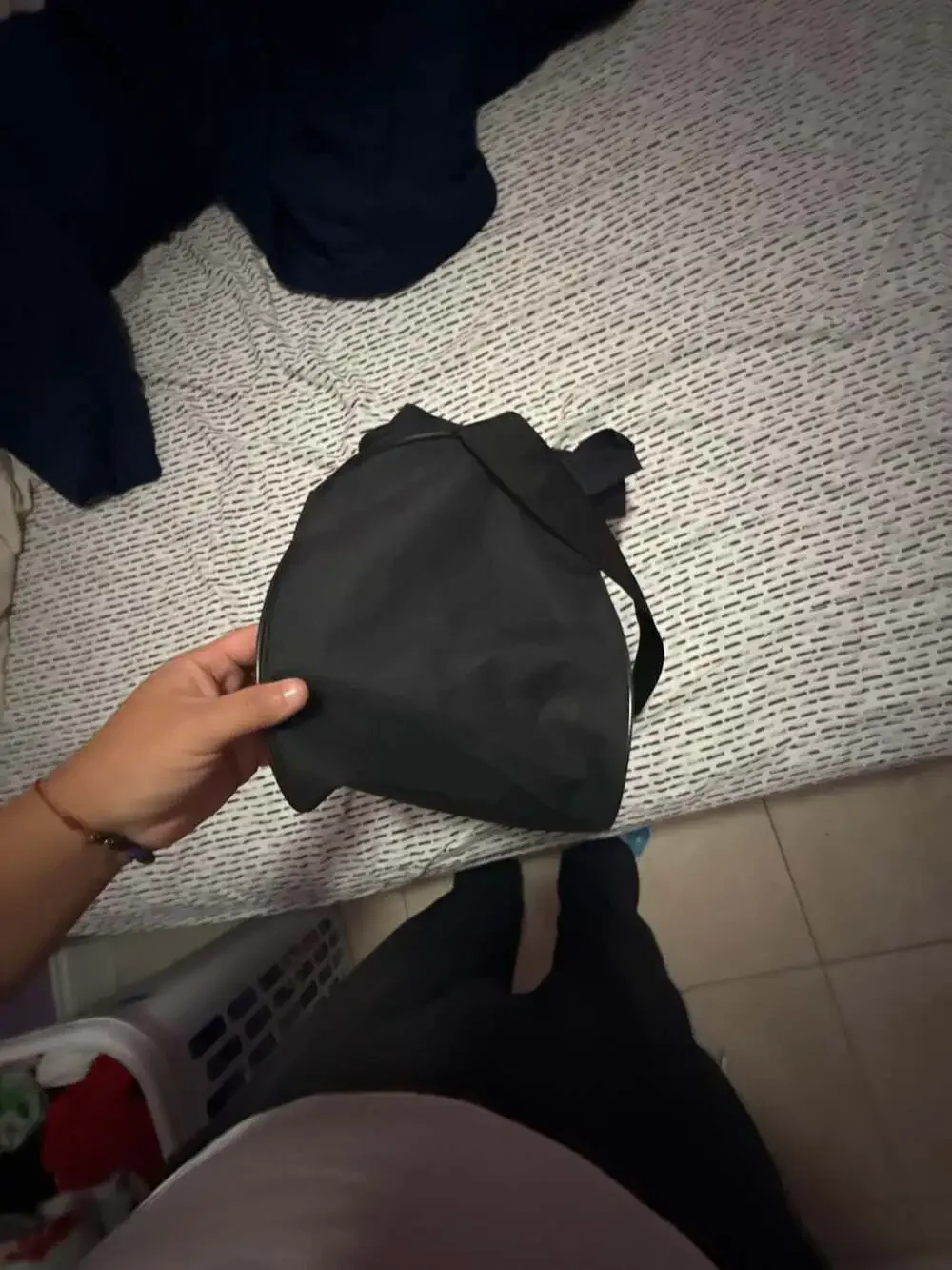 Adidas Diablo Small Black Duffel Gym Bag